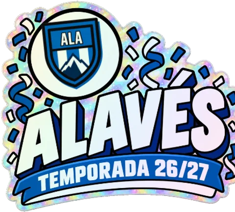 Sticker de equipo completo: Deportivo Alavés